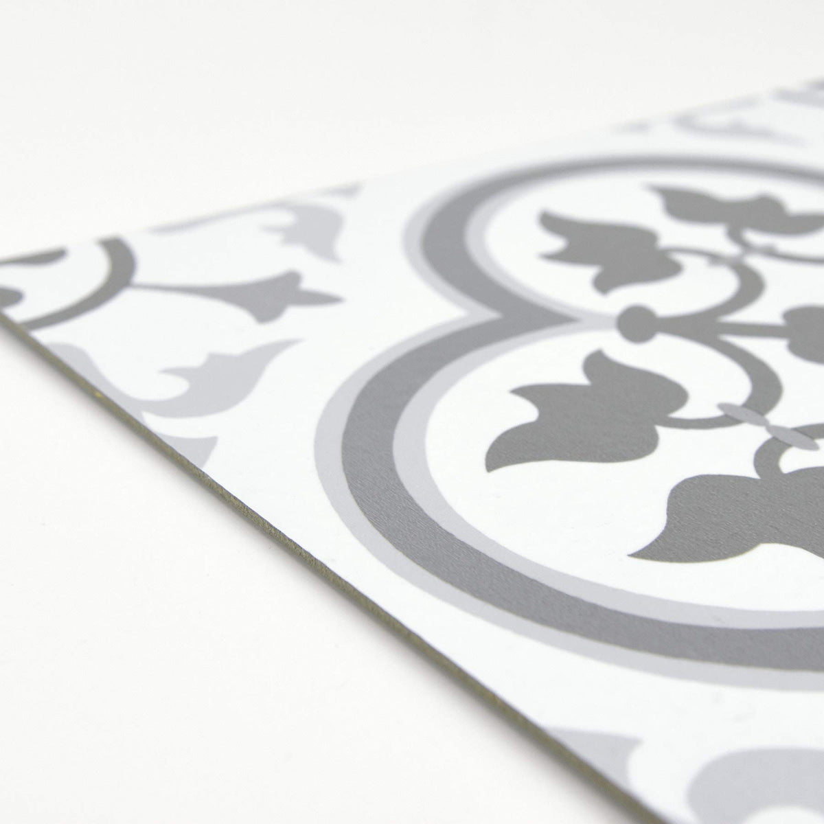 FloorPops Remy tiles offer grout-free installation and simple maintenance.