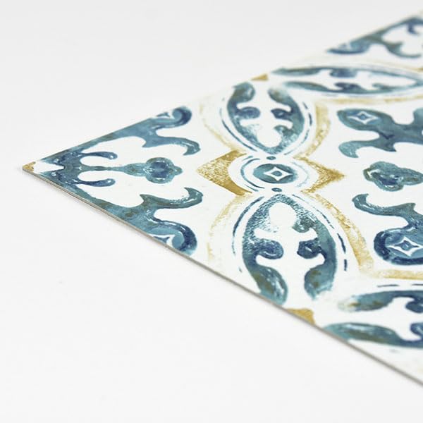 FloorPops Tuscan textured low-lustre finish adds visual depth.