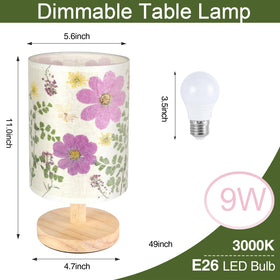 Floresita dimmable 9W LED light provides customizable brightness.