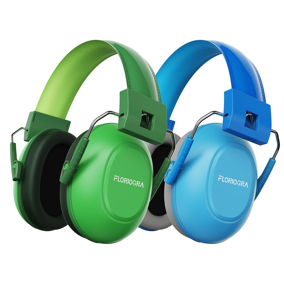 Floriogra 2 Pack kids headphones with foldable design for travel