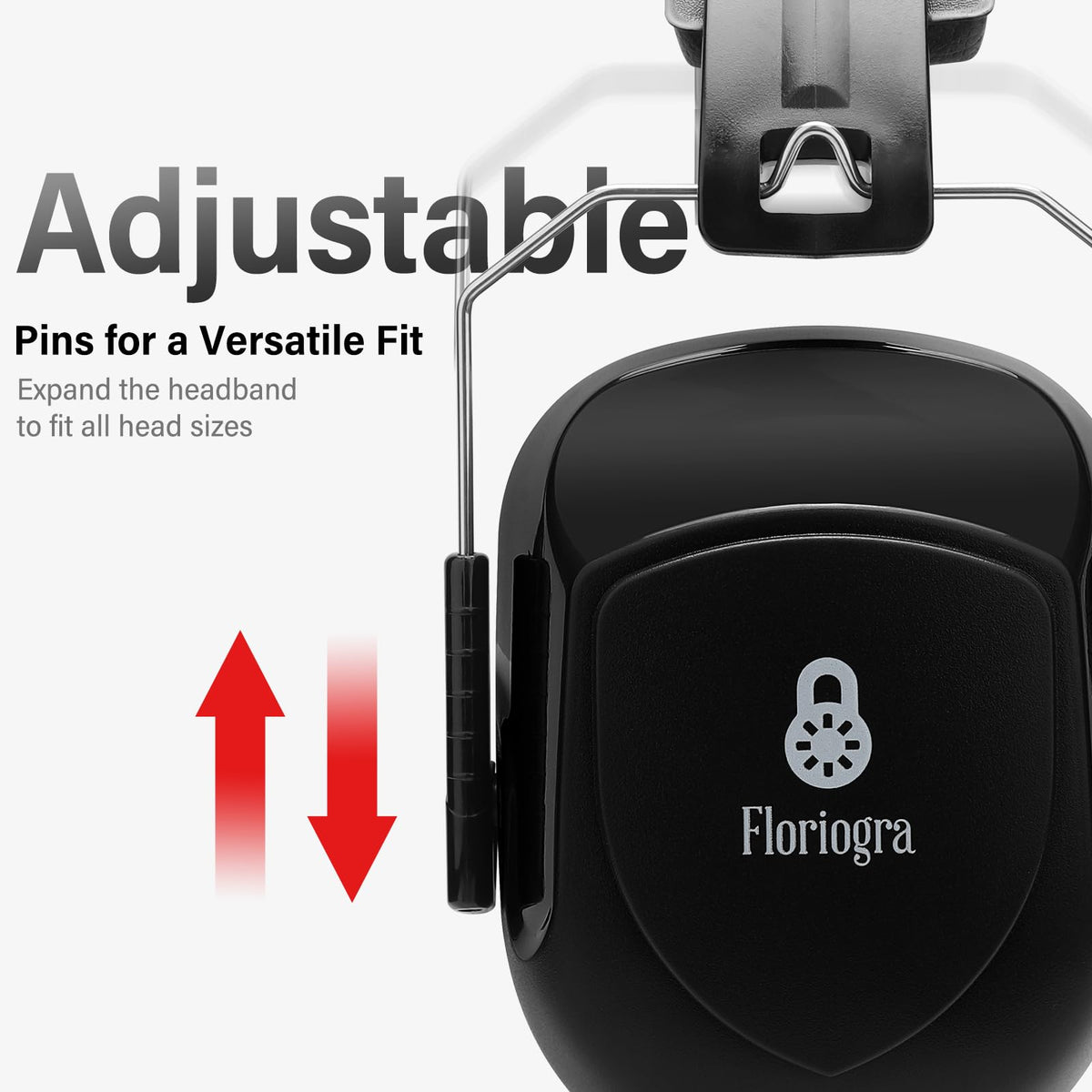 Floriogra 3 Pack Adjustable Headband Earmuffs with a comfortable fit for adults and kids.