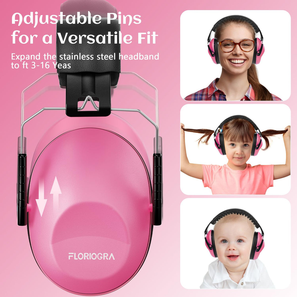 Floriogra ANSI CE certified earmuffs offer 28dB protection.