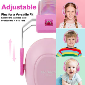 Floriogra durable headband and padding protect ears in busy environments.