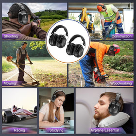 Ergonomic fit suits construction, mowing, and workshop tasks.