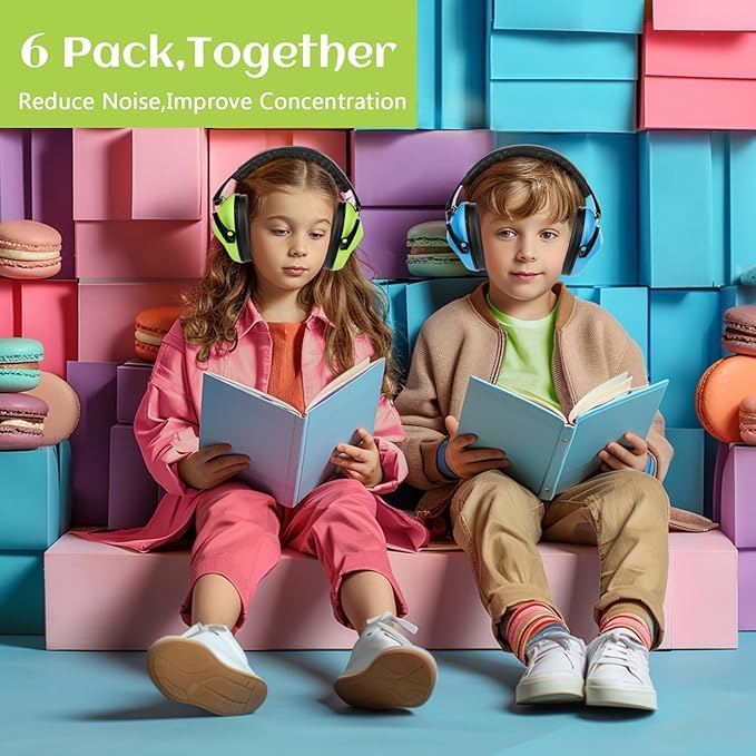 Floriogra kids earmuffs with soft cups for comfortable all-day wear.