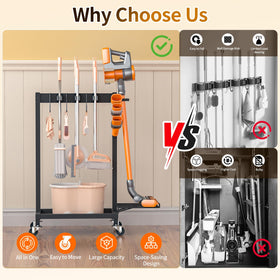 FLOUREE carbon steel frame offers durable, rust-resistant support.