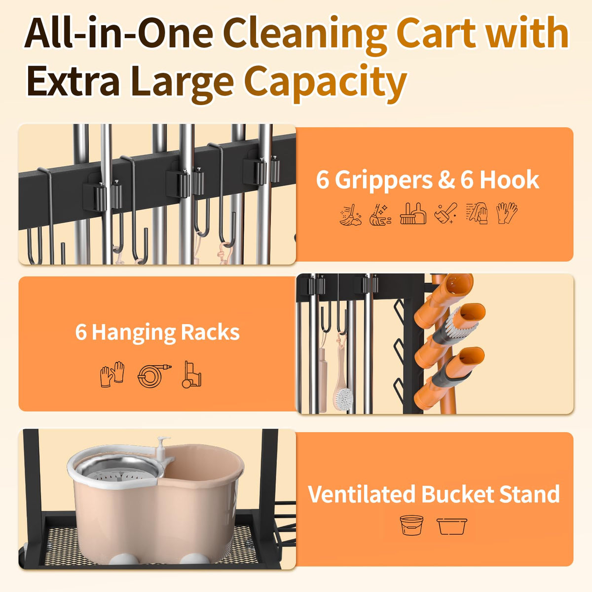 FLOUREE space-saving design fits tight laundry rooms and closets.