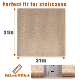 Flowafoli stair tread machine-washable for easy cleaning