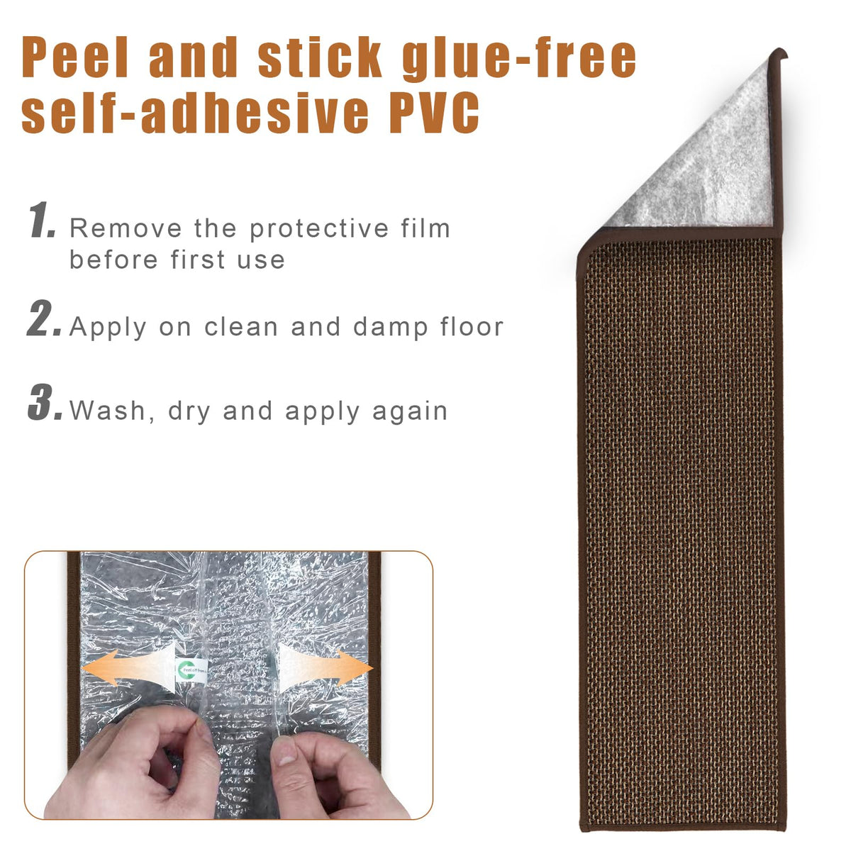 FlowaFoli 15-tread pack enhances safety and comfort on busy stairs.