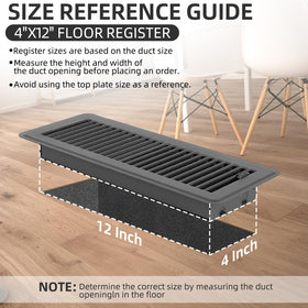 Flowild easy-install vent drops into place without tools or screws.