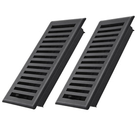 Flowild floor register front close-up showing sturdy metal construction for lasting performance