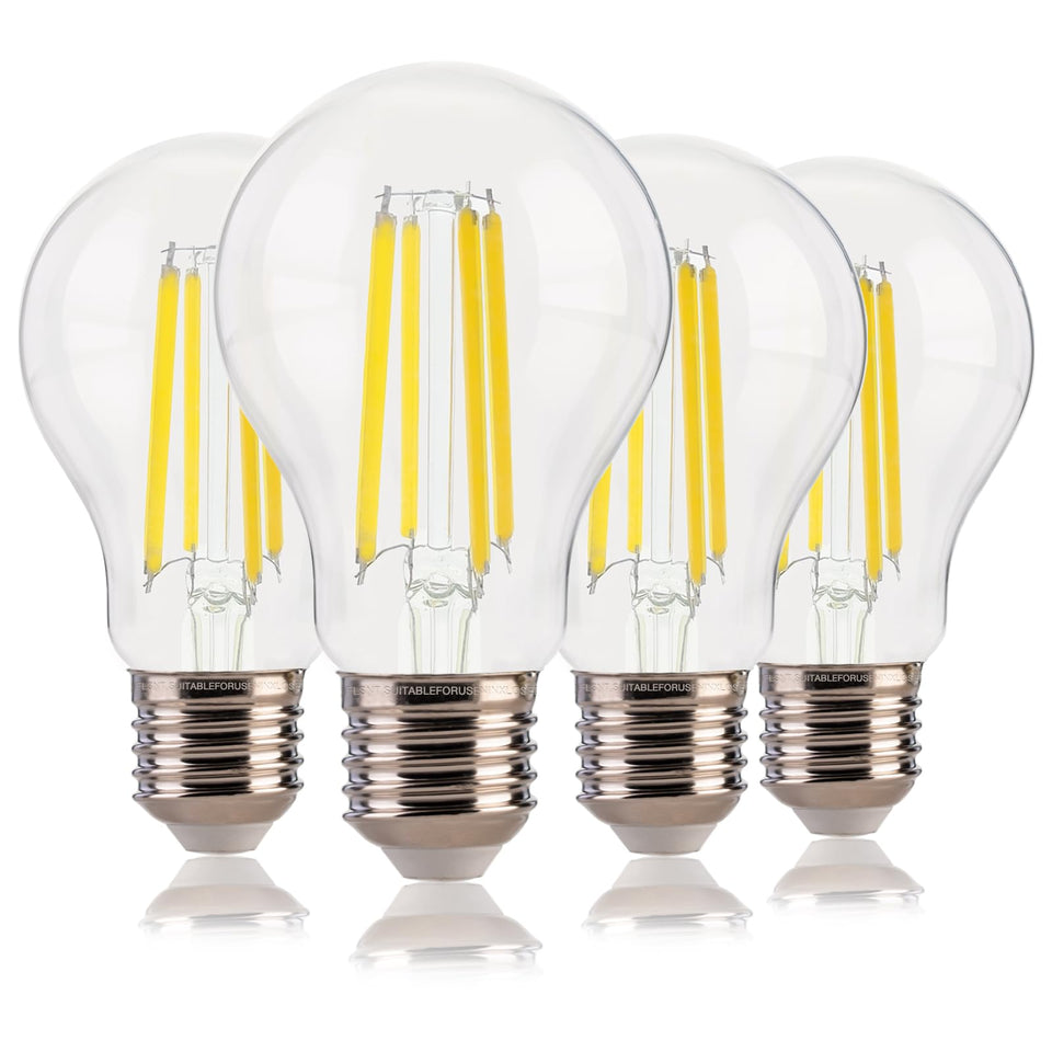 FLSNT 100W-equivalent LED bulb with clear glass for bright daylight ambiance