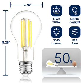 FLSNT 2550 lumens brightness for bright living room lighting