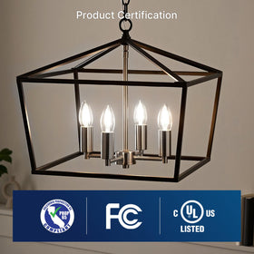 FLSNT 450lm output provides immediate brightness for living rooms and hallways.
