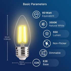 FLSNT 550lm bulb adds bright accent lighting to living rooms