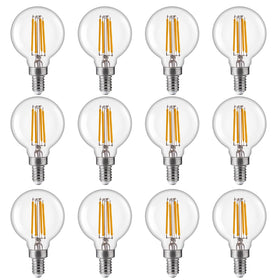 FLSNT 60W equivalent LED globe bulb provides energy-saving lighting for any room.