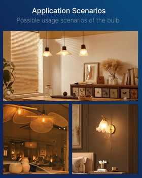 Dimmable FLSNT bulbs adapt from soft to bright