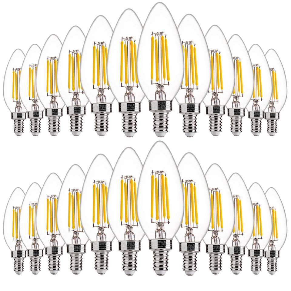 FLSNT dimmable LED B11 bulb showing smooth dimming for versatile lighting