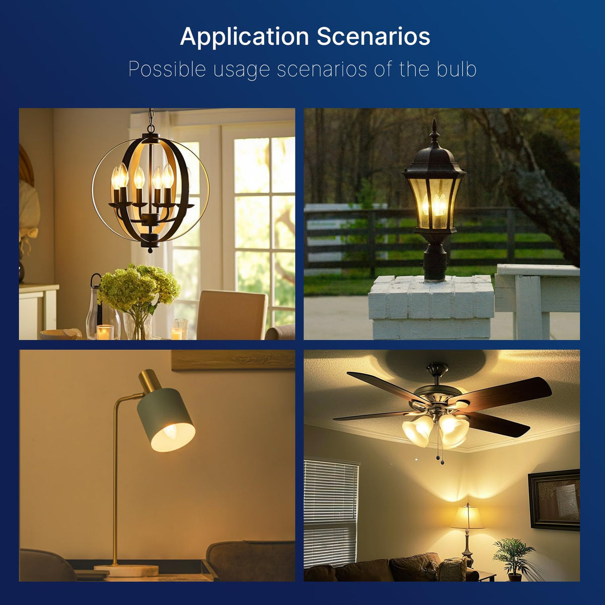 FLSNT dimmer-compatible design enabling smooth, flicker-free dimming.