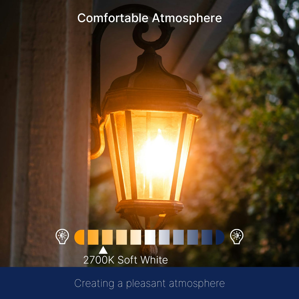 Energy-efficient design reduces electricity usage compared with incandescent bulbs