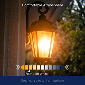 Energy-efficient design reduces electricity usage compared with incandescent bulbs