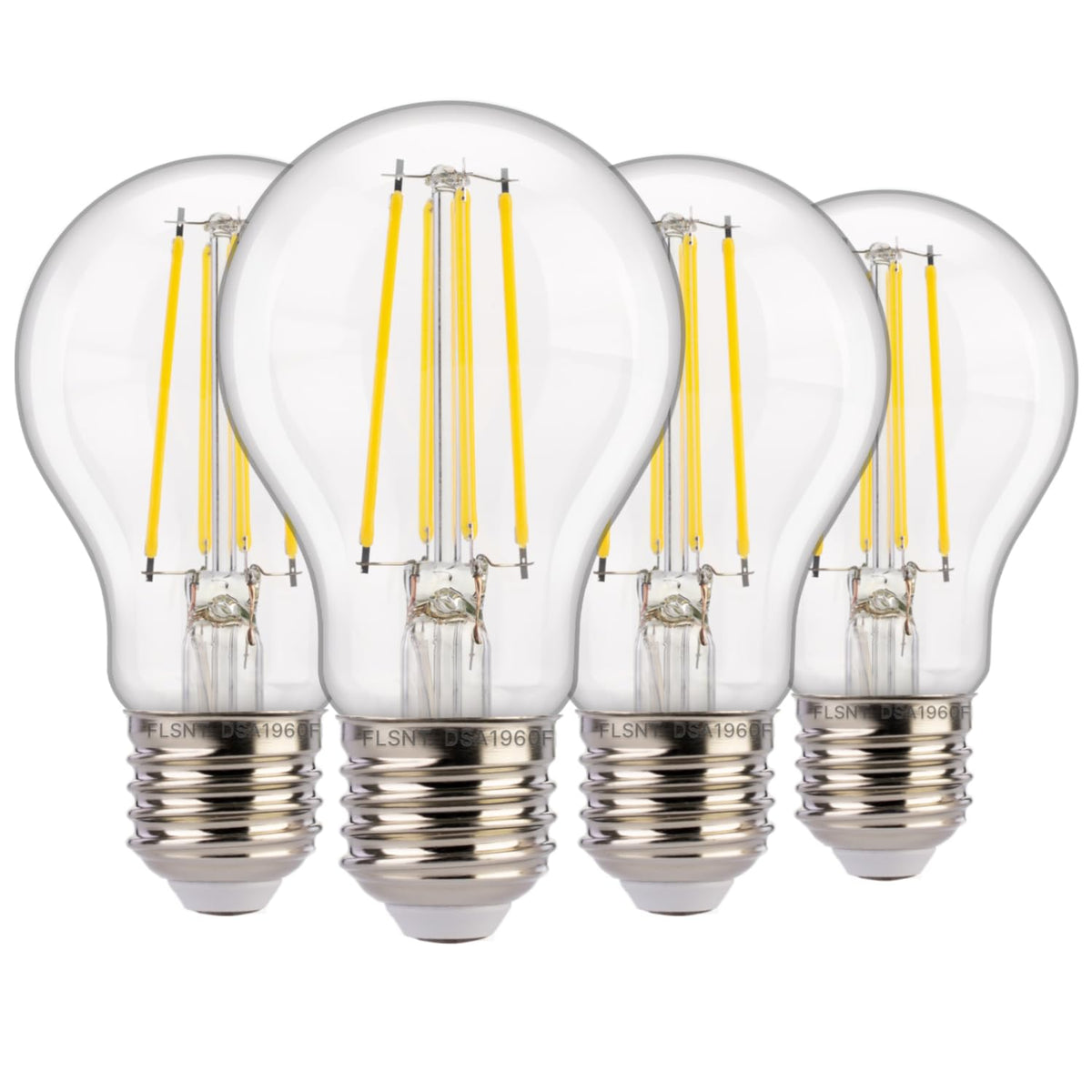 FLSNT Dusk-to-Dawn outdoor sensor A19 bulb pack providing automatic garden lighting