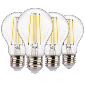 FLSNT Dusk-to-Dawn outdoor sensor A19 bulb pack providing automatic garden lighting
