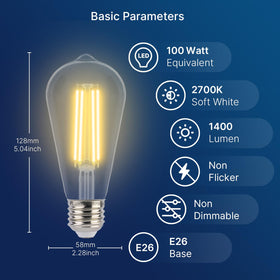 FLSNT Dusk to Dawn ST19 energy-saving outdoor lighting