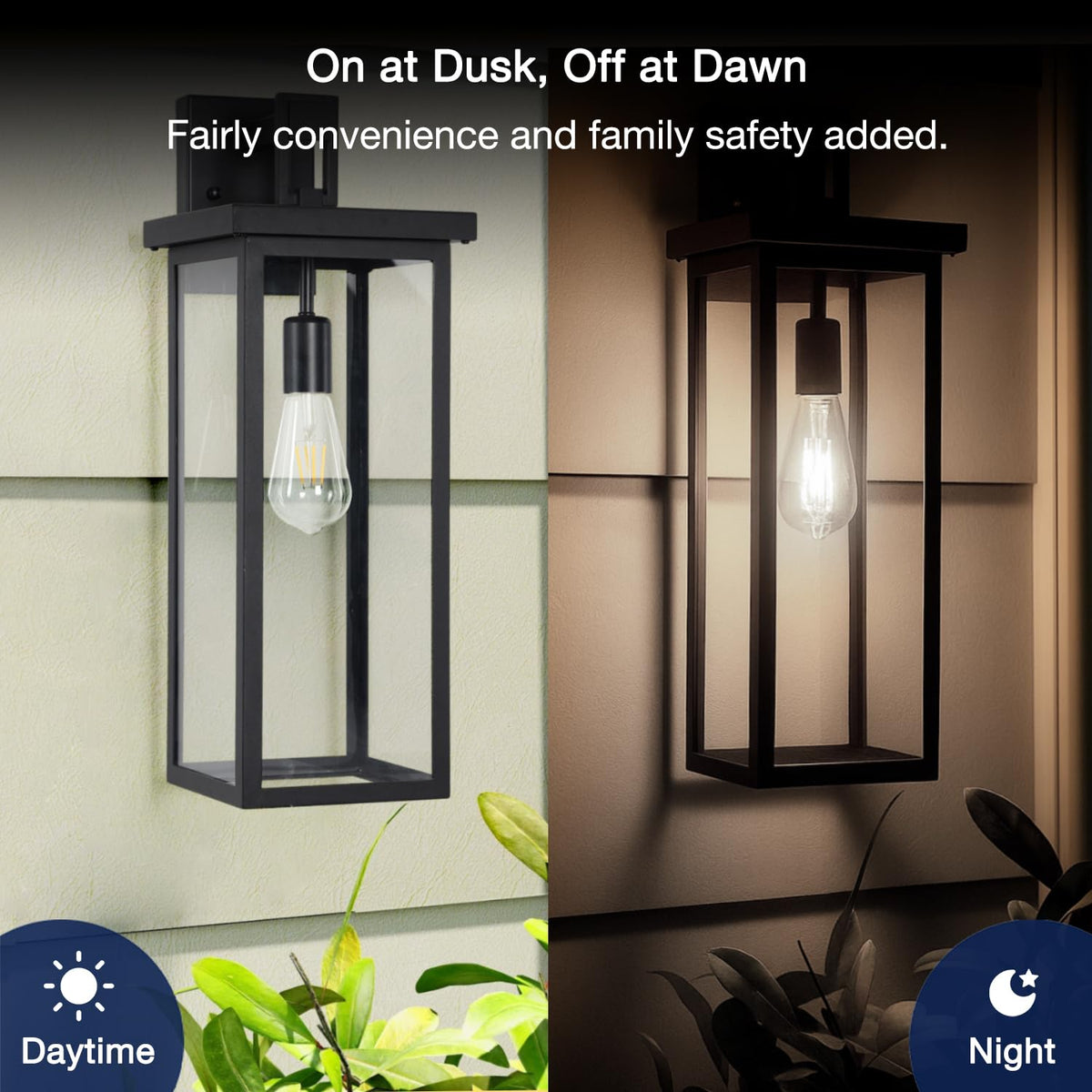 FLSNT E26 vintage filament outdoor porch bulb adds classic charm with modern efficiency