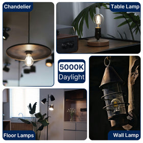 FLSNT pack of four LED bulbs for instant replacement in multiple rooms