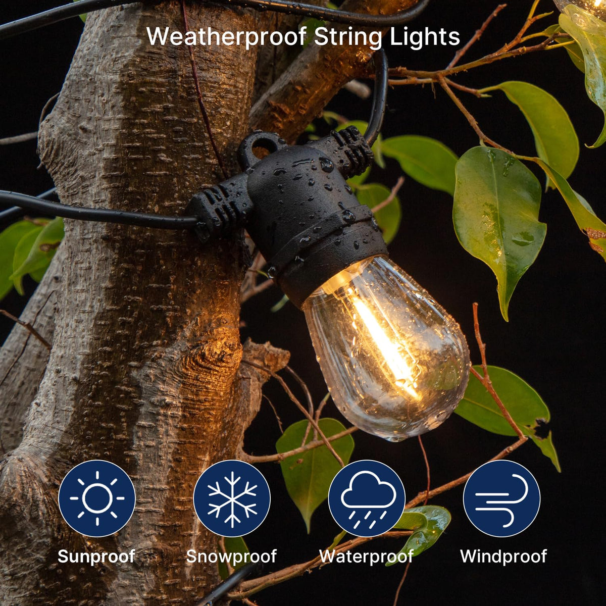 FLSNT patio lighting for bars and restaurants creates ambiance without glare.