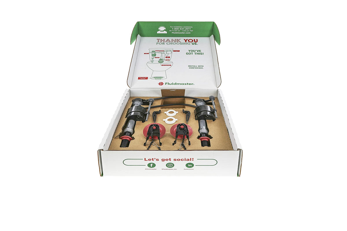 5-year warranty backed by Fluidmaster for long-term peace of mind.