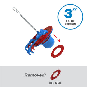 Fluidmaster 523A-009-T4 adjustable flush water use for efficiency.