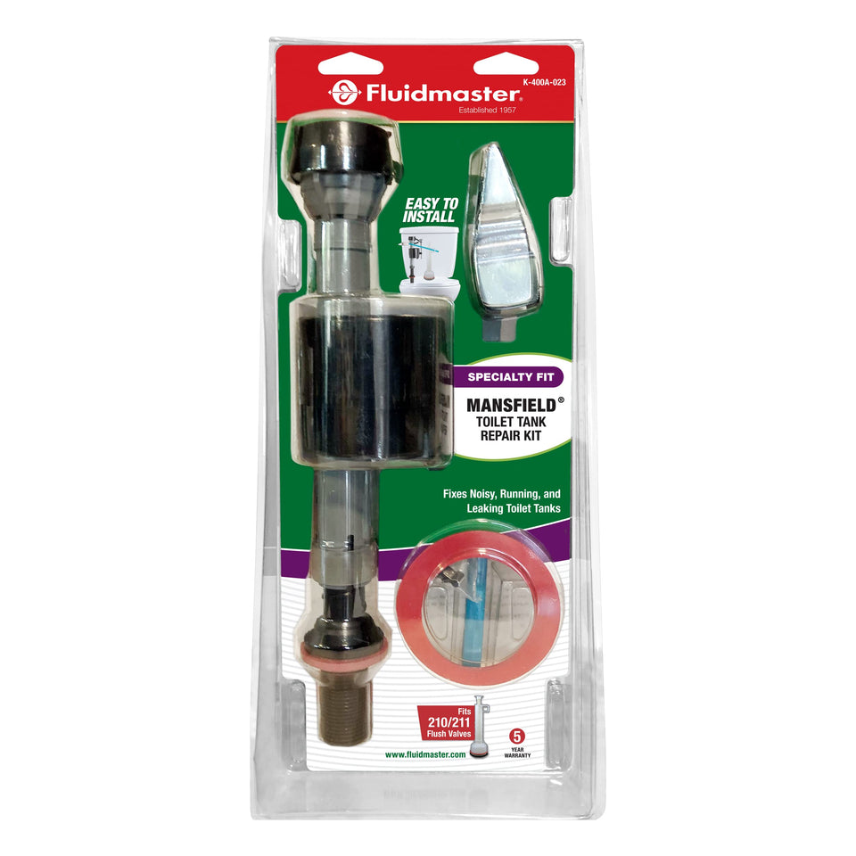 Fluidmaster K-400A-023 fill valve for Mansfield toilets delivers faster refills