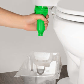 Packaging shows all-in-one repair solution from Fluidmaster.