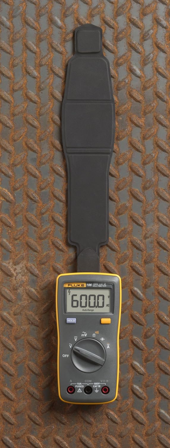 Fluke 106 packaging with batteries and two-year warranty information