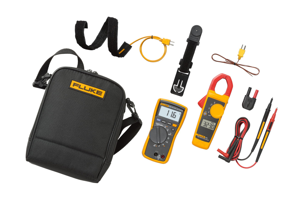 Fluke 116 multimeter with built-in thermometer for HVAC diagnostics