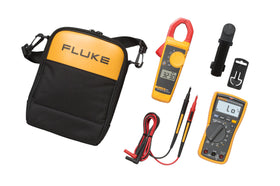 Fluke 117 digital multimeter front display for precise voltage and current readings