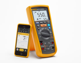 Fluke Connect app interface for wireless results sharing