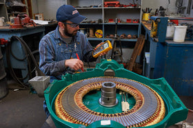 Memory storing measurements on the Fluke 1587 FC