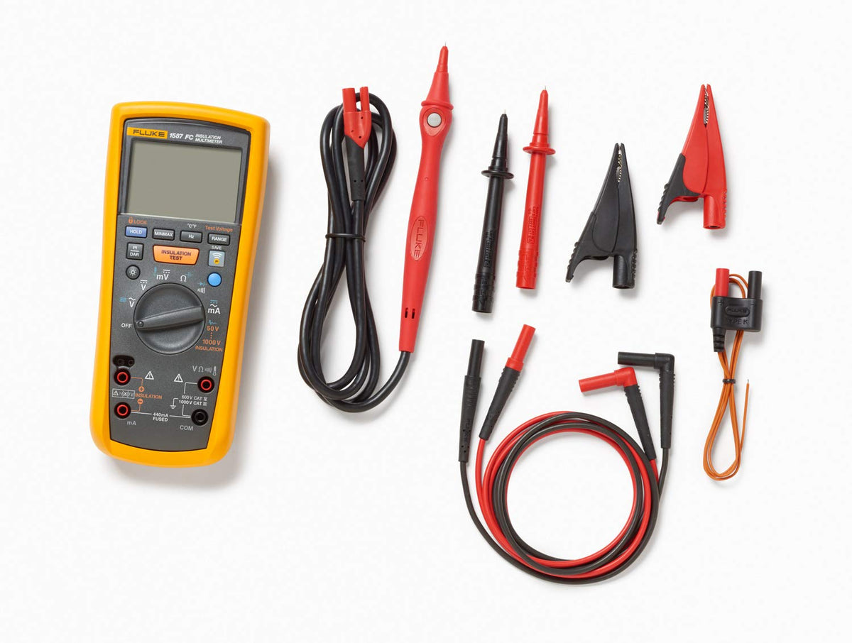 Temperature compensation readings on the Fluke 1587 FC