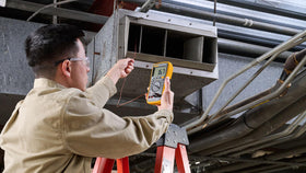 Fluke 17B+ temperature measurement with Type K thermocouple up to 400C