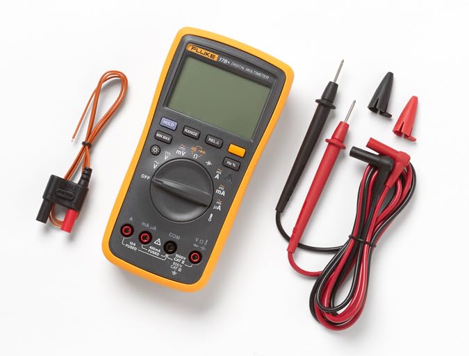 Fluke 17B+ voltage testing up to 1000V with safety features