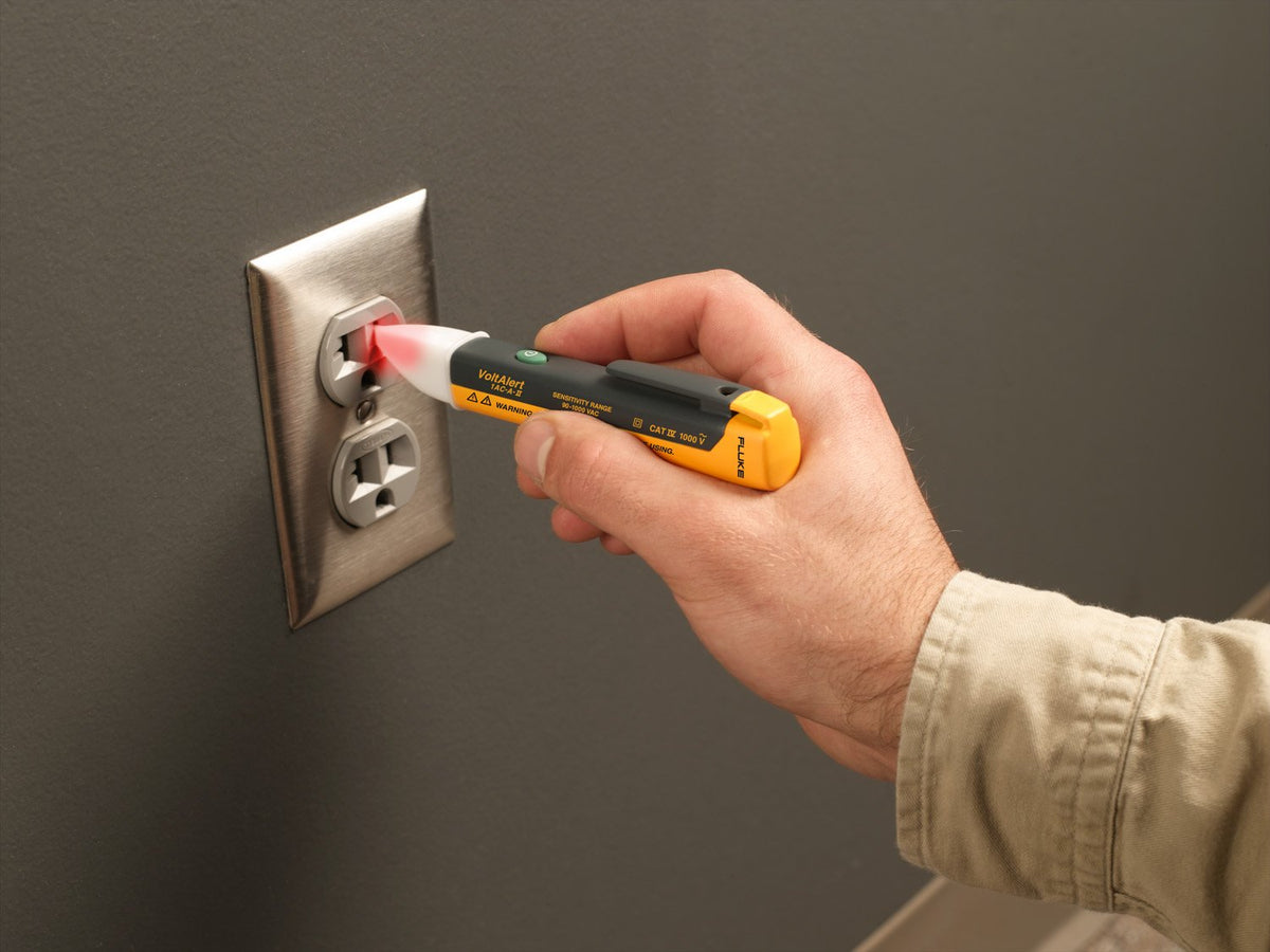 Fluke 1AC II VoltAlert pocket-size design fits in a tool kit