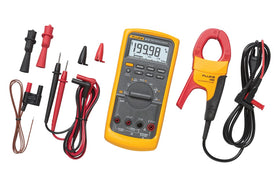 Fluke 87V DMM with i400 clamp for precise measurements on site