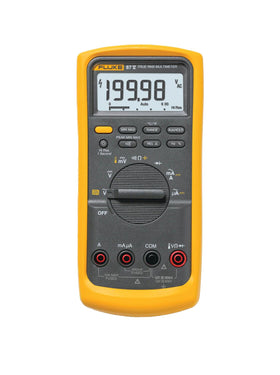 Fluke 87V front display clearly showing readings for quick troubleshooting