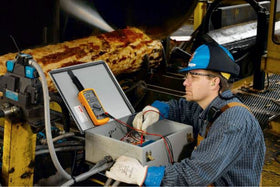 Fluke accessory set with leads and temp probe enables versatile field troubleshooting