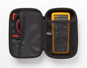 Fluke C11XT mesh pocket securely holds small meters for quick access.