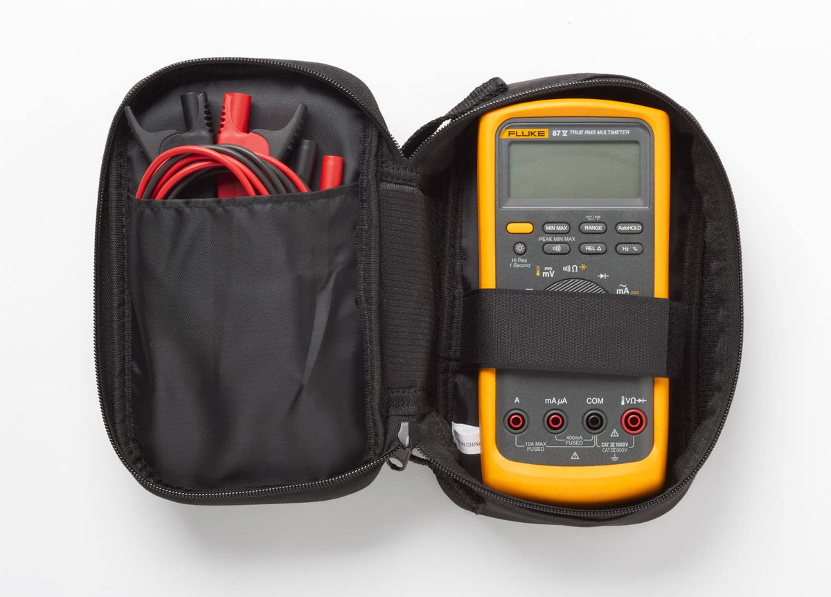 Fluke C35 exterior stitching and zippers offer durability