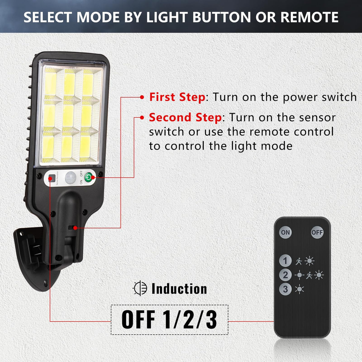 Flumy 6500K bright output lights up yards with daylight-like clarity.